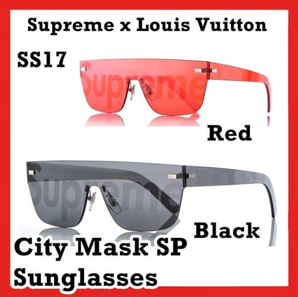 ルイヴィトン シュプリーム 偽物 サングラス Supreme x Louis Vuitton City Mask SP Sunglasses SS 17 2017201116CC7